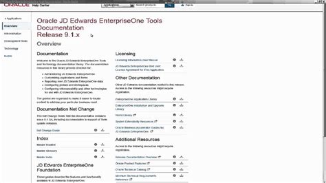 jd edwards documentation